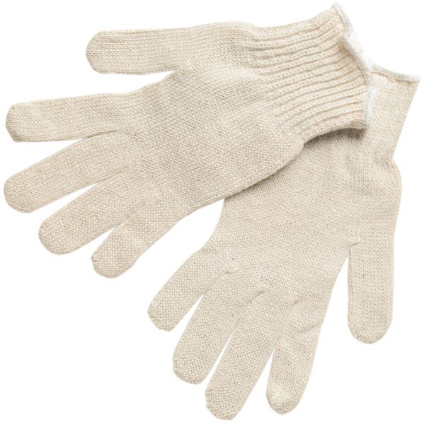 MCR Safety Gloves Reg Cotton/Polyester White 7 Gauge (9500S)