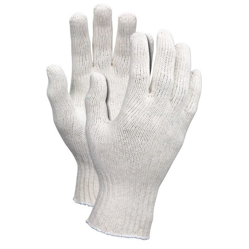 MCR Safety Gloves Reg Cotton/Polyester Nat'l (9501LM)