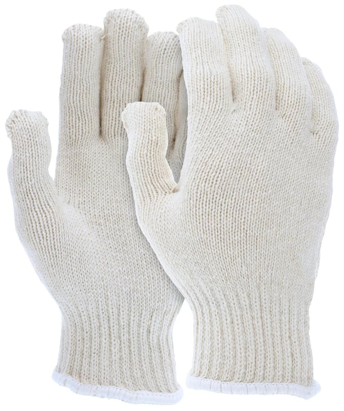 MCR Safety Gloves Heavy 100% Cotton,Nat'l (9506LM)