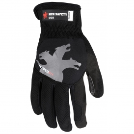 MCR Safety Gloves Multi-Task HyperFit Design, Black (950L)