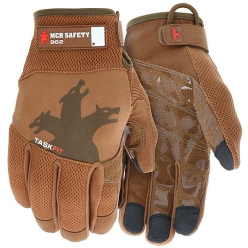MCR Safety Gloves Multi-Task TaskFit Design, Cable Channel (962XL)
