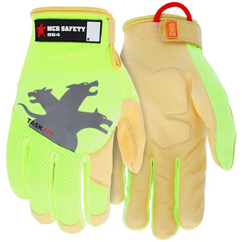 MCR Safety Gloves Multi-Task TaskFit Design, Gold Goat D3O (964M)