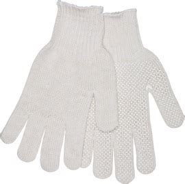 MCR Safety Gloves Cotton/Polyester 1-Side Dot (9650XSM)