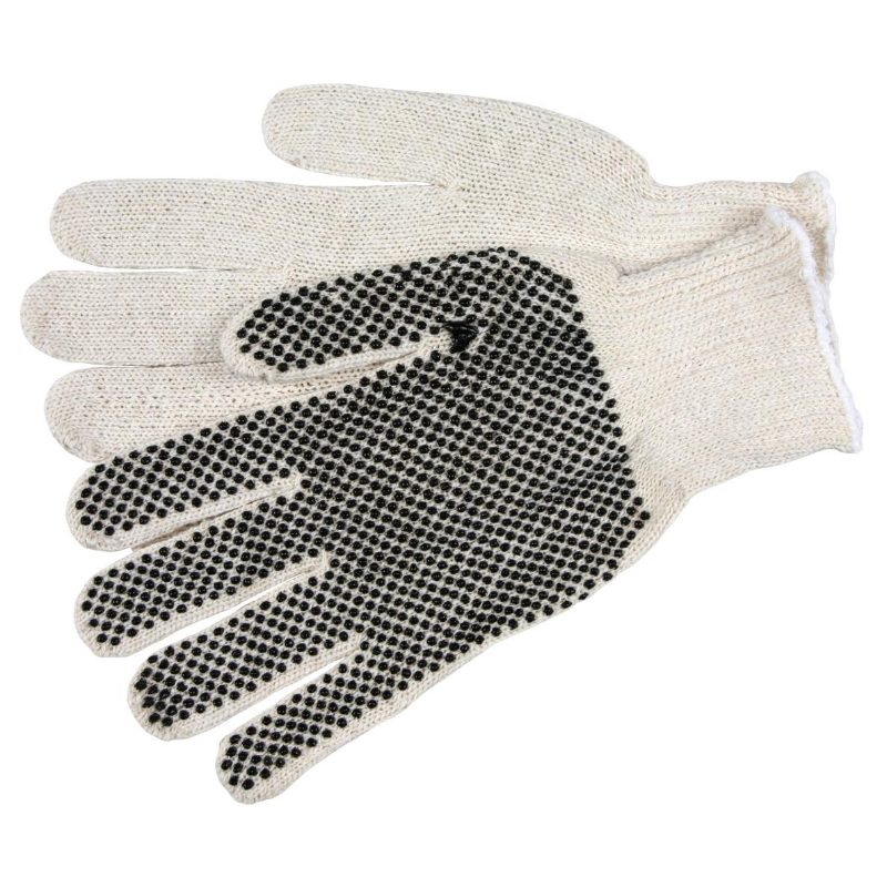 MCR Safety Gloves Economy Cotton/Polyester 1 Dot (9657LM)