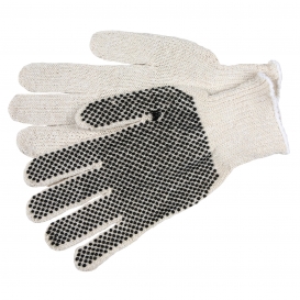 MCR Safety Gloves Economy Cotton/Polyester,1 Dot (9657SM)