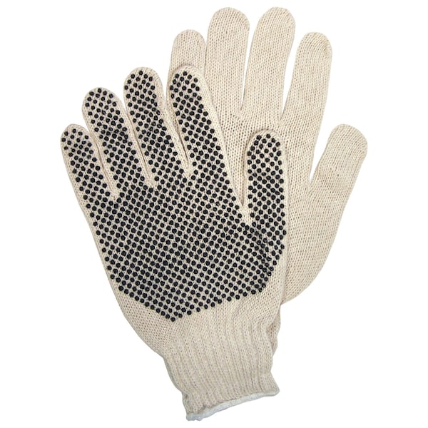 MCR Safety Gloves Reg Dot 1 Side Nat'l 7 Gauge (9658L)