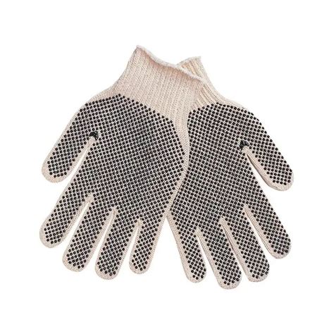 MCR Safety Gloves Reg Dot 2 Side White 7 Gauge (9660M)