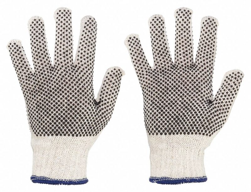 MCR Safety Gloves Reg Dot 2 Side Nat'l 7 Gauge (9668L)