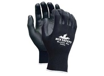 MCR Safety Gloves Black Poly Black PU 13 Gauge M (96699M)
