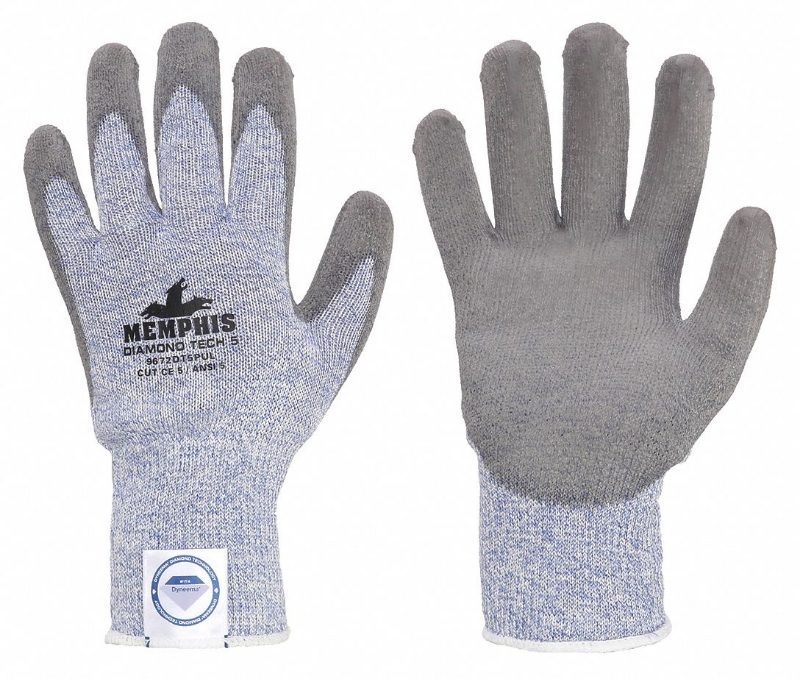 MCR Safety Gloves Dyeema Diamond – 10ga PU L (9672DT5PUL)