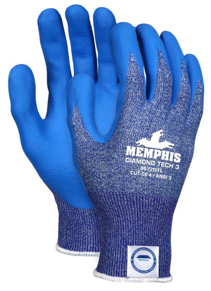 MCR Safety Gloves Dynma Diamond- 13G Bi-Plymr M (9672DTM)