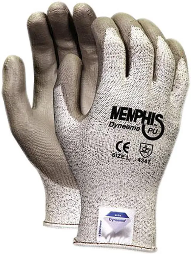 MCR Safety Gloves Memphis Diamond Tech, 13 Gauge PU L (9672L)