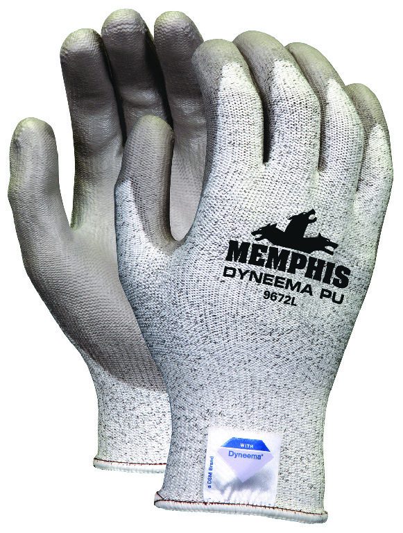 MCR Safety Gloves Memphis DT, 13ga w/RE Thmb Crotch XL (9672REXL)