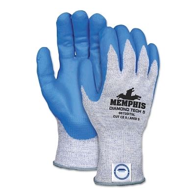 MCR Safety Gloves Memphis Diamond Tech, 13 Gauge PU XL (9672XL)