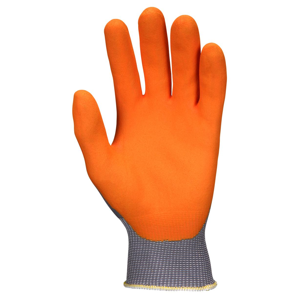 MCR Safety Gloves 15ga Gray Nylon/Orange NF WYH Logo XXL (96790HVIXXL)