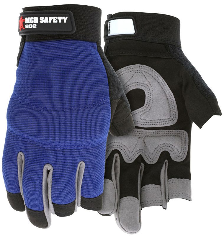 MCR Safety Gloves Fingerless Palm Coat (9679SM)