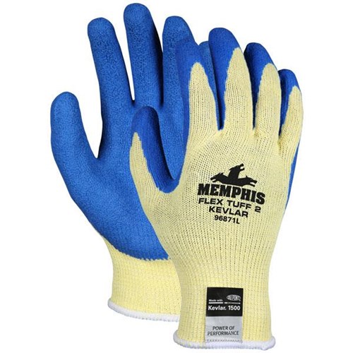 MCR Safety Gloves Flex Tuff 2 Kevlar 10 Gauge XS (96871XS)