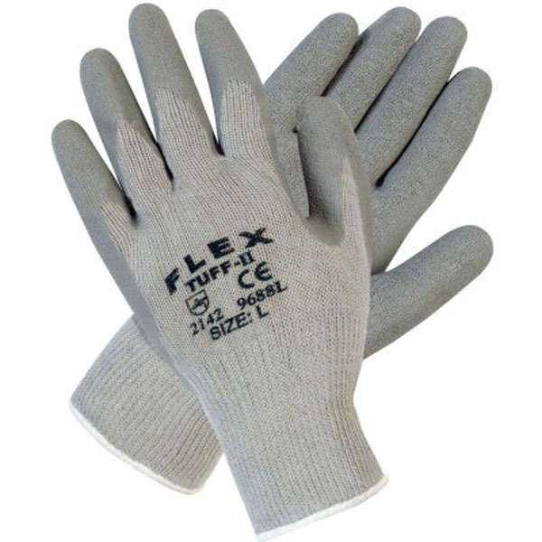 MCR Safety Gloves Flex-Tuff II Gray 10 Gauge (9688XL)