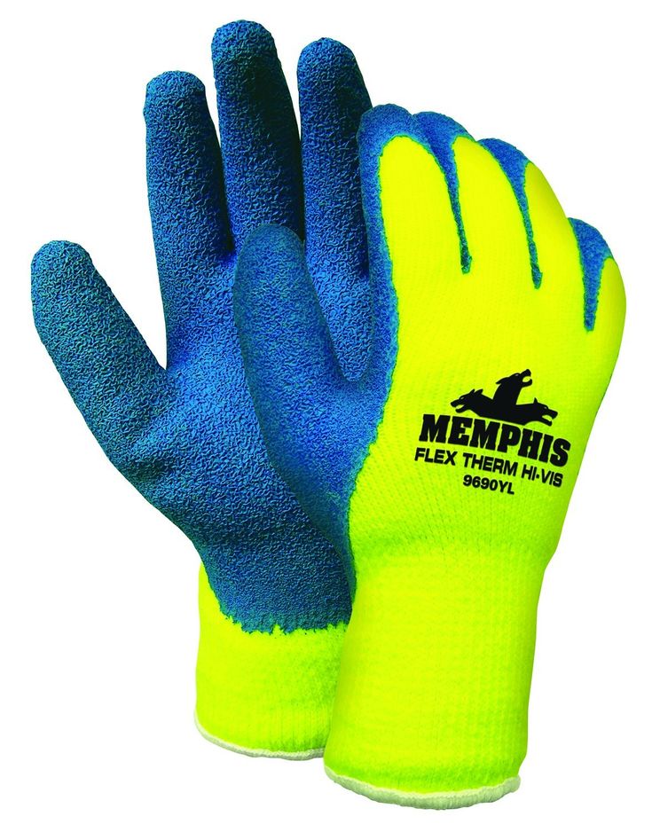 MCR Safety Gloves Heavy Weight, 7 Gauge, Yellow (9690YL)