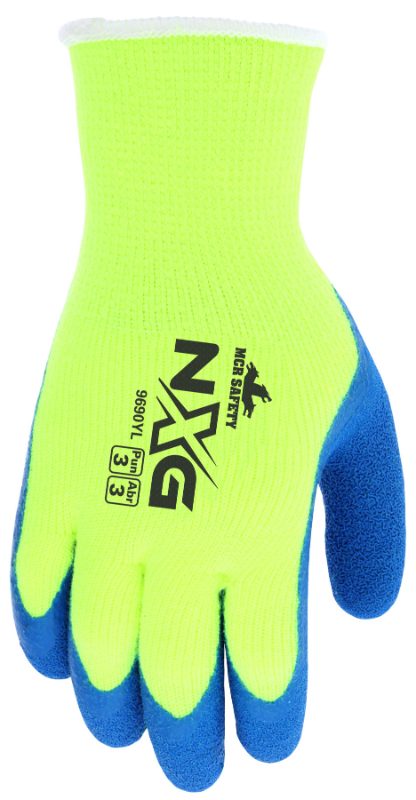MCR Safety Gloves Heavy Weight, 7 Gauge, Yellow (9690YM)