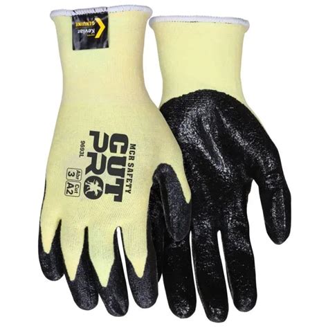 MCR Safety Gloves Ultra Tech Nitrile KV, 15 Gauge (9693L)