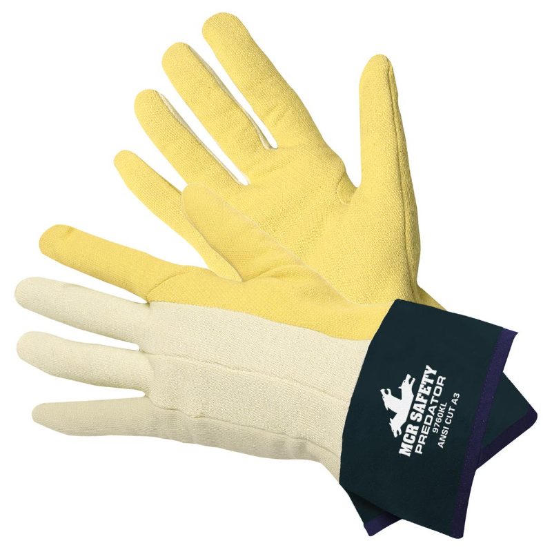 MCR Safety Gloves Predator, Palm Coated, Kevlar (9760K)