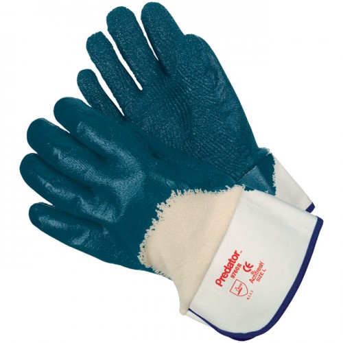 MCR Safety Gloves Predator,Palm Coated,Safety Cuff,Rough (9760R)