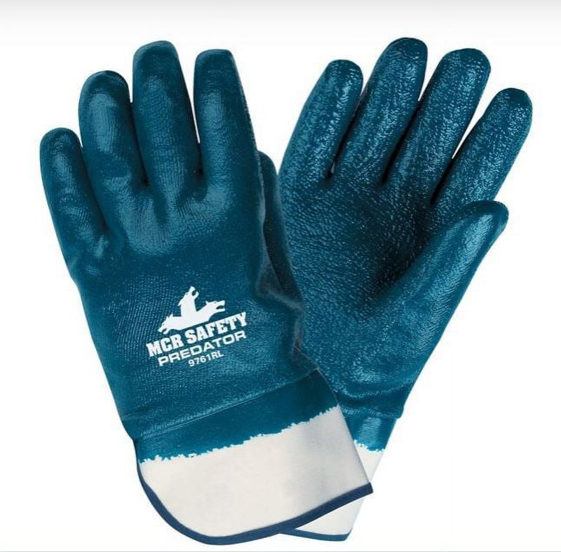 MCR Safety Gloves Predator Fully Coated Safety Cuff Rough (9761R)