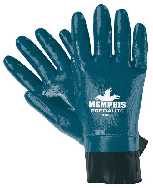 MCR Safety Gloves Predalite, Fully Coated, Safety Cuff (9786S)