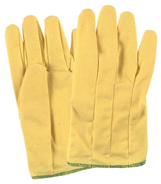 MCR Safety Gloves Yellow Non Stretch Vinyl Impregnated (9850M)