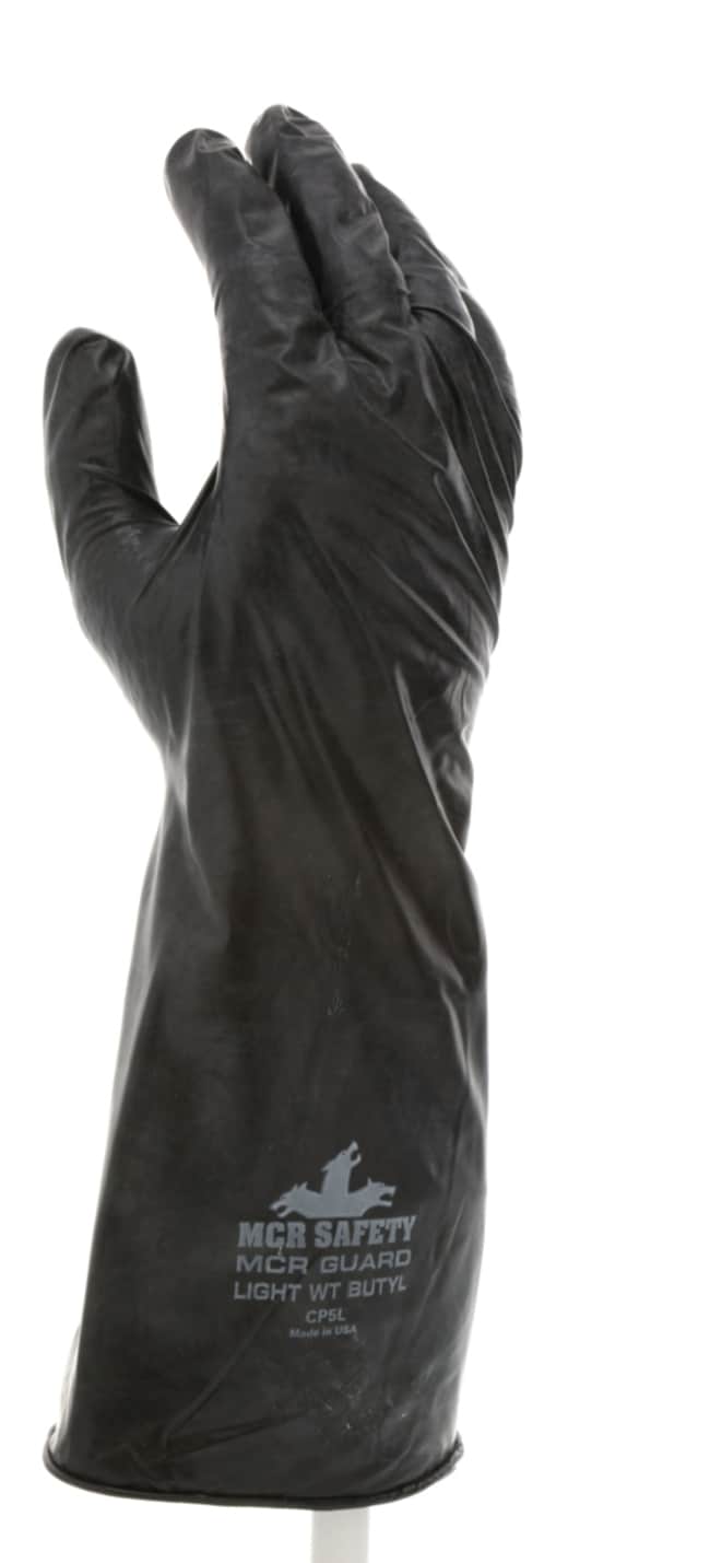 MCR Safety Gloves Unsupported Butyl Glove,14", Rough Fin (CP14RM)