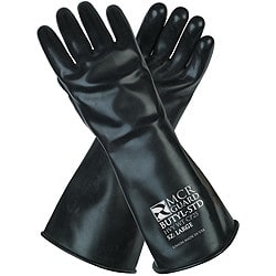 MCR Safety Gloves Unsupported Butyl Glove,14",25 Mil (CP25XL)