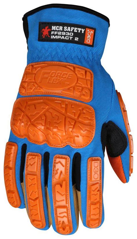 MCR Safety Gloves ForceFlex Multi-Task D3O Impact HyperMax (FF2931XXL)