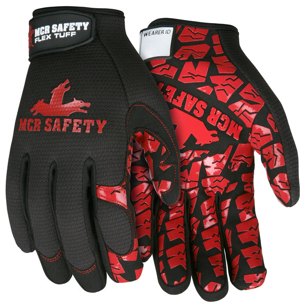 MCR Safety Gloves FlexTuff Multi-Task TPR, Tire Tread Palm (FT2905XXL)