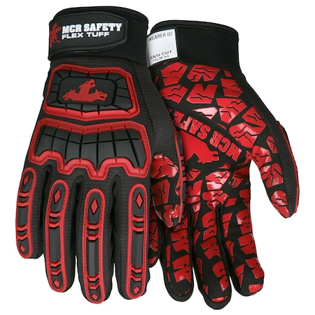 MCR Safety Gloves FlexTuff Multi-Task TPR, Cut, Tire Palm (FT2906S)