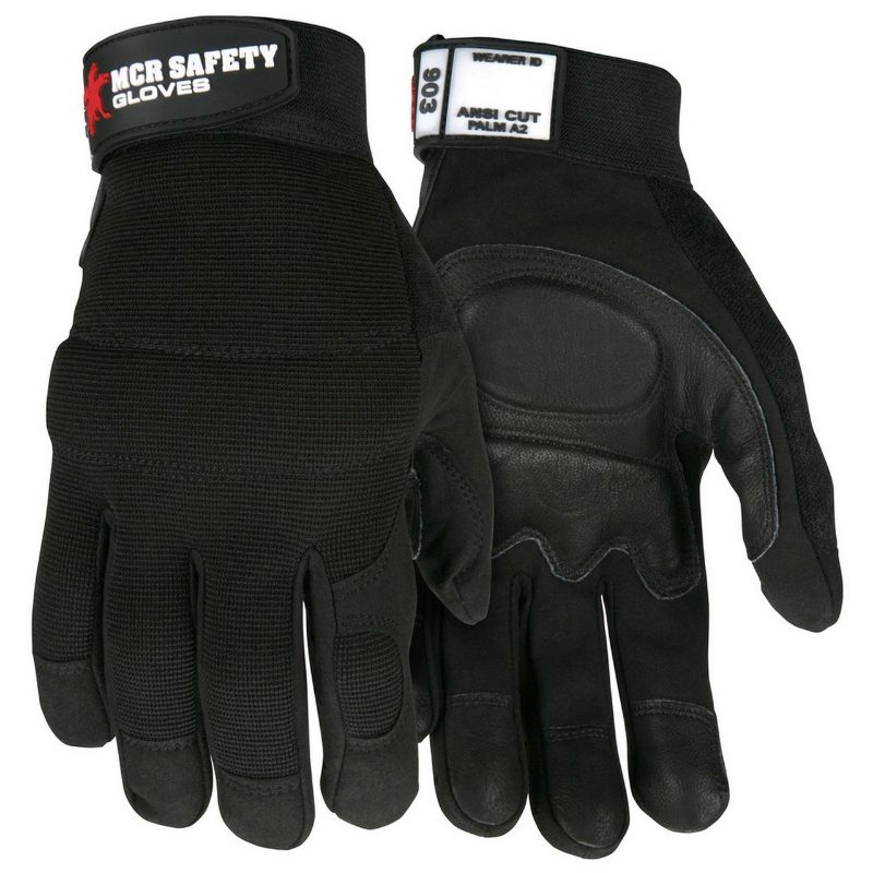 MCR Safety Gloves Multi-Task Black Graphic Back (MB100XXL)