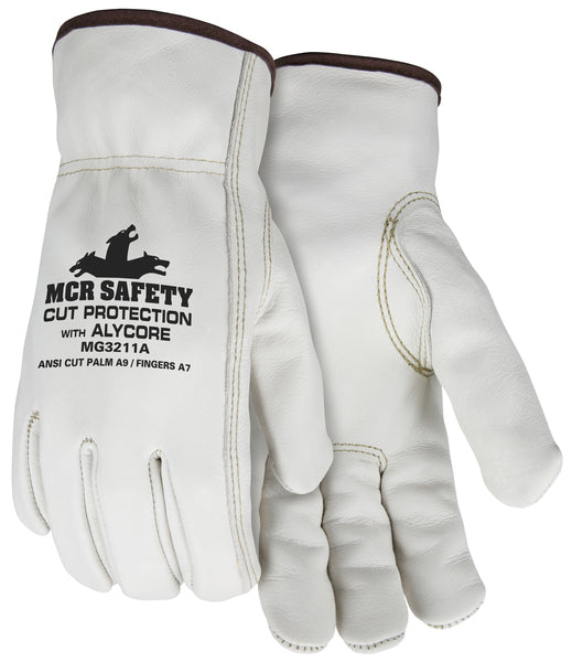 MCR Safety Gloves MCR Safety Cow Grain Driver w/ Alycore (MG3211AL)