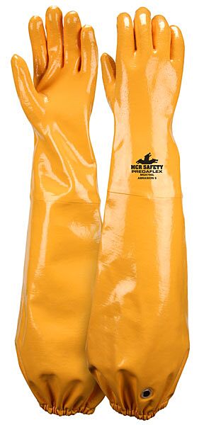 MCR Safety Gloves PredaFlex Shoulder Length Nitrile Glove (MG9796L)
