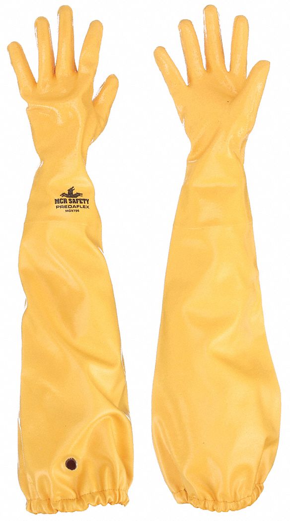 MCR Safety Gloves PredaFlex Shoulder Length Nitrile Glove (MG9796M)