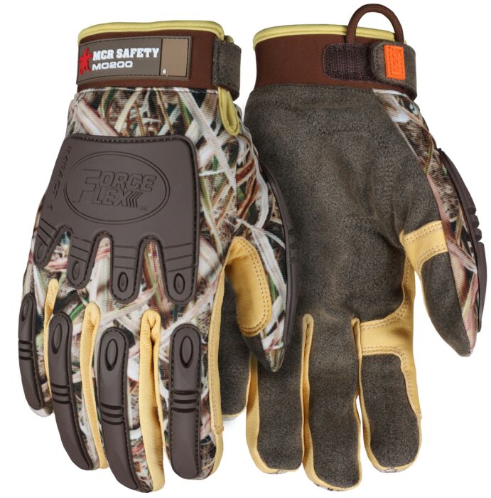 MCR Safety Gloves ForceFlex Multi-Task MossyOak D3O Winter (MO200M)