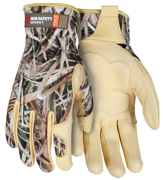 MCR Safety Gloves Multi-Task Mossy Oak Gold Goat D3O (MO991XL)