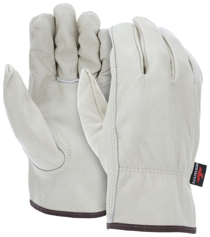 MCR Safety Gloves Grain/Split Dbl Plm unlined Driver XXXL (MU3213DPXXXL)