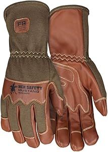 MCR Safety Gloves Grain Goat Dbl Palm unlined Driver L (MU3624L)