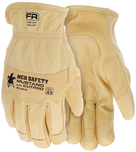 MCR Safety Gloves Mustang HiDex Kevlar Lined Driver S (MU3664KS)