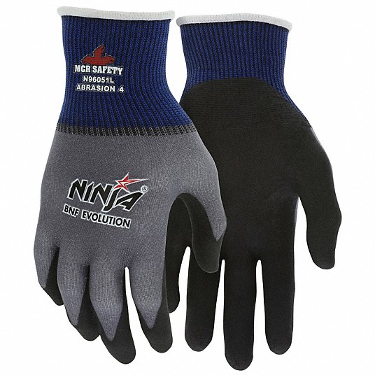 MCR Safety Gloves Ninja Evolution w/Ingenia 15g, PFT M (N96051M)