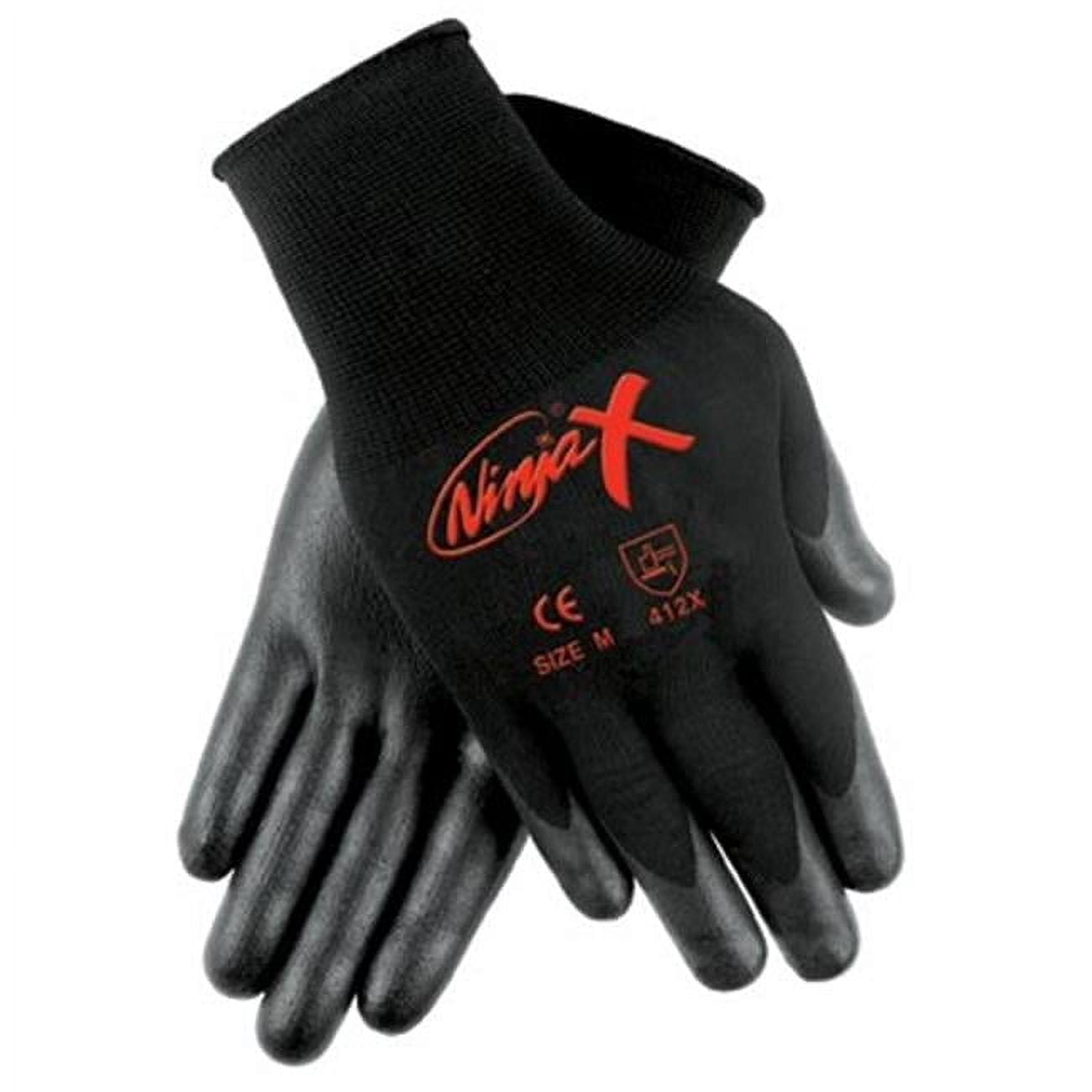 MCR Safety Gloves Ninja X, 15 Ga. Bi-Polymer, Nylon Shell (N9674M)