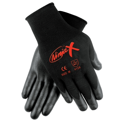 MCR Safety Gloves Ninja X, 15 Ga. Bi-Polymer, Nylon Shell (N9674XL)