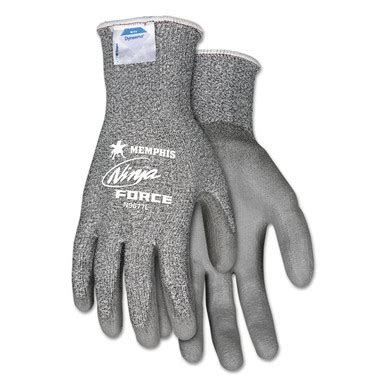 MCR Safety Gloves Ninja Force – 13 G Diamond/Syn/FG PU L (N9677L)