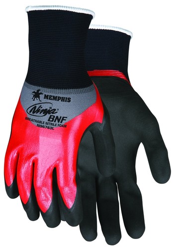 MCR Safety Gloves Ninja BNF, 18 G-3/4 coat L M (N96783M)