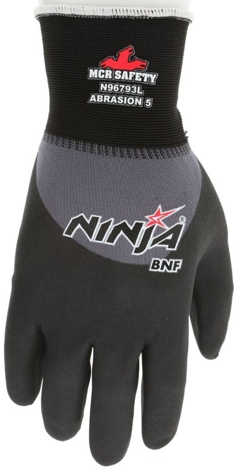 MCR Safety Gloves Ninja BNF, 15 G-3/4 coat L (N96793L)